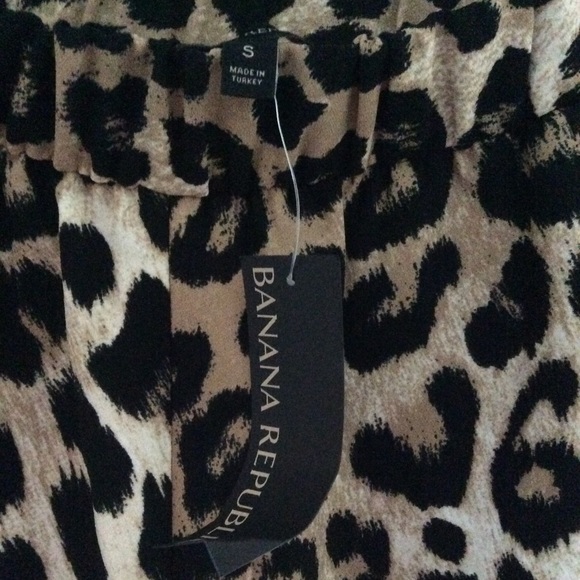 BANANA REPUBLIC Hayden Fit Leopard Ankle Pant S - Picture 6 of 8